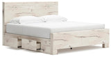 Lawroy Panel Bed with Storage