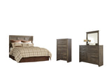 Juararo Panel Headboard Bed Bedroom Set