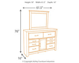 Juararo Poster Bed Bedroom Set