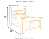Juararo Poster Bed Bedroom Set