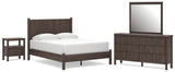 Pamytta Panel Platform Bed Bedroom Set