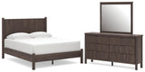 Pamytta Panel Platform Bed Bedroom Set