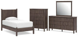 Pamytta Panel Platform Bed Bedroom Set