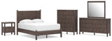 Pamytta Panel Platform Bed Bedroom Set