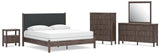 Pamytta Upholstered Panel Bed Bedroom Set