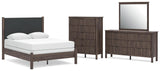 Pamytta Upholstered Panel Bed Bedroom Set