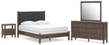 Pamytta Upholstered Panel Bed Bedroom Set
