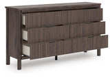 Pamytta Panel Platform Bed Bedroom Set