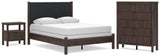 Pamytta Upholstered Panel Bed Bedroom Set