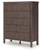 Pamytta Upholstered Panel Bed Bedroom Set