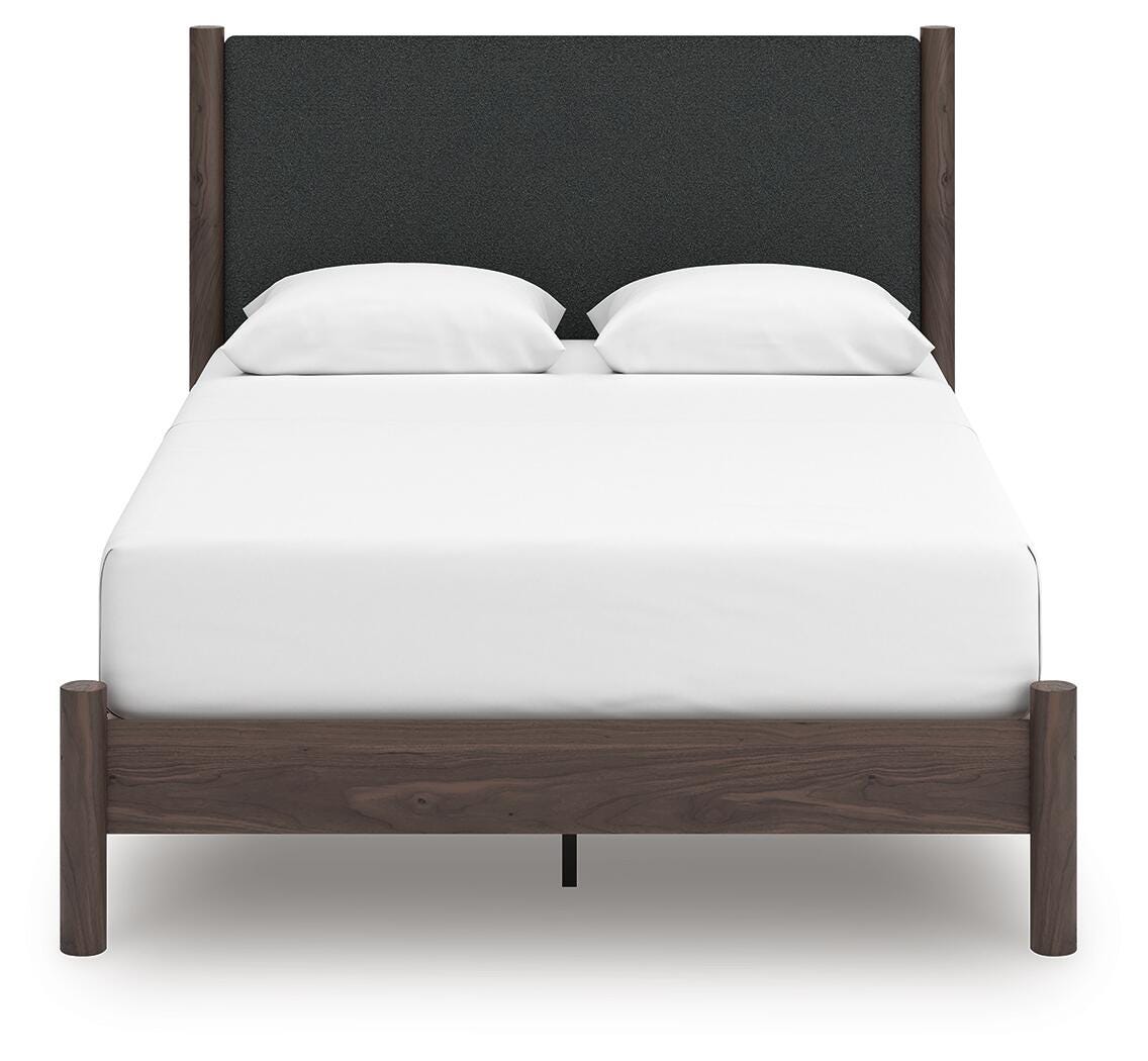 Cadmori Upholstered Panel Platform Bed