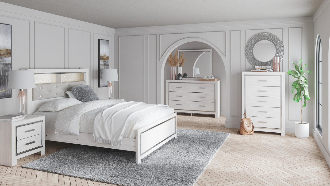 Altyra Panel Bookcase Bed Bedroom Set