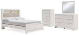 Altyra Panel Bookcase Bed Bedroom Set