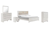 Altyra Panel Bookcase Bed Bedroom Set