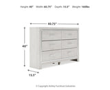 Altyra Six Drawer Dresser