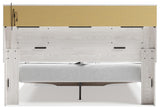Altyra Upholstered Bookcase Bed with Storage