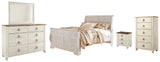 Willowton Sleigh Bed Bedroom Set
