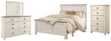 Willowton Panel Bed Bedroom Set