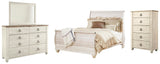 Willowton Sleigh Bed Bedroom Set