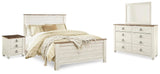 Willowton Panel Bed Bedroom Set