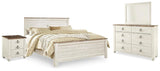 Willowton Panel Bed Bedroom Set