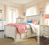 Willowton Panel Bed with 2 Storage Drawers
