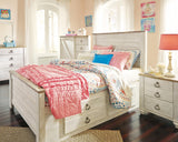 Willowton Panel Bed with 2 Storage Drawers