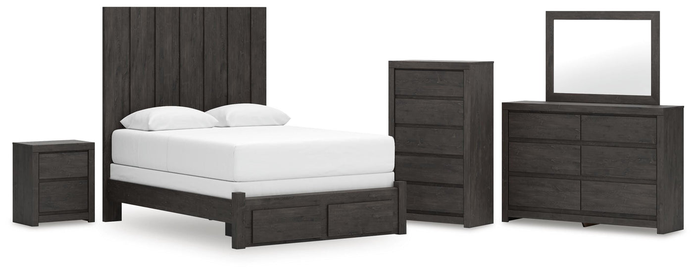 Fraluna Panel Storage Bed Bedroom Set