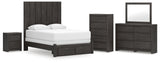 Fraluna Panel Storage Bed Bedroom Set
