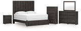 Fraluna Panel Storage Bed Bedroom Set