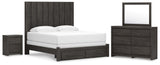 Fraluna Panel Storage Bed Bedroom Set
