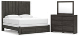 Fraluna Panel Storage Bed Bedroom Set