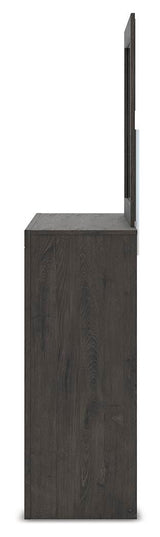 Fraluna Dresser with Mirrors