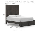 Parlayon Panel Storage Bed