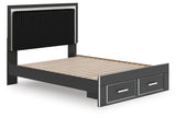Birmonton Upholstered Panel Storage Bed