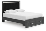 Birmonton Upholstered Panel Storage Bed