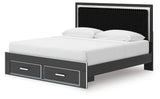 Birmonton Upholstered Panel Storage Bed
