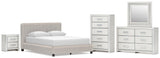 Zuraleus Upholstered Bed Bedroom Set