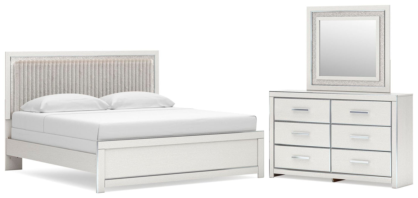Zuraleus Upholstered Panel Bed Bedroom Set