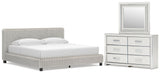 Zuraleus Upholstered Bed Bedroom Set