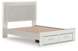 Birmonton Upholstered Panel Platform Storage Bed