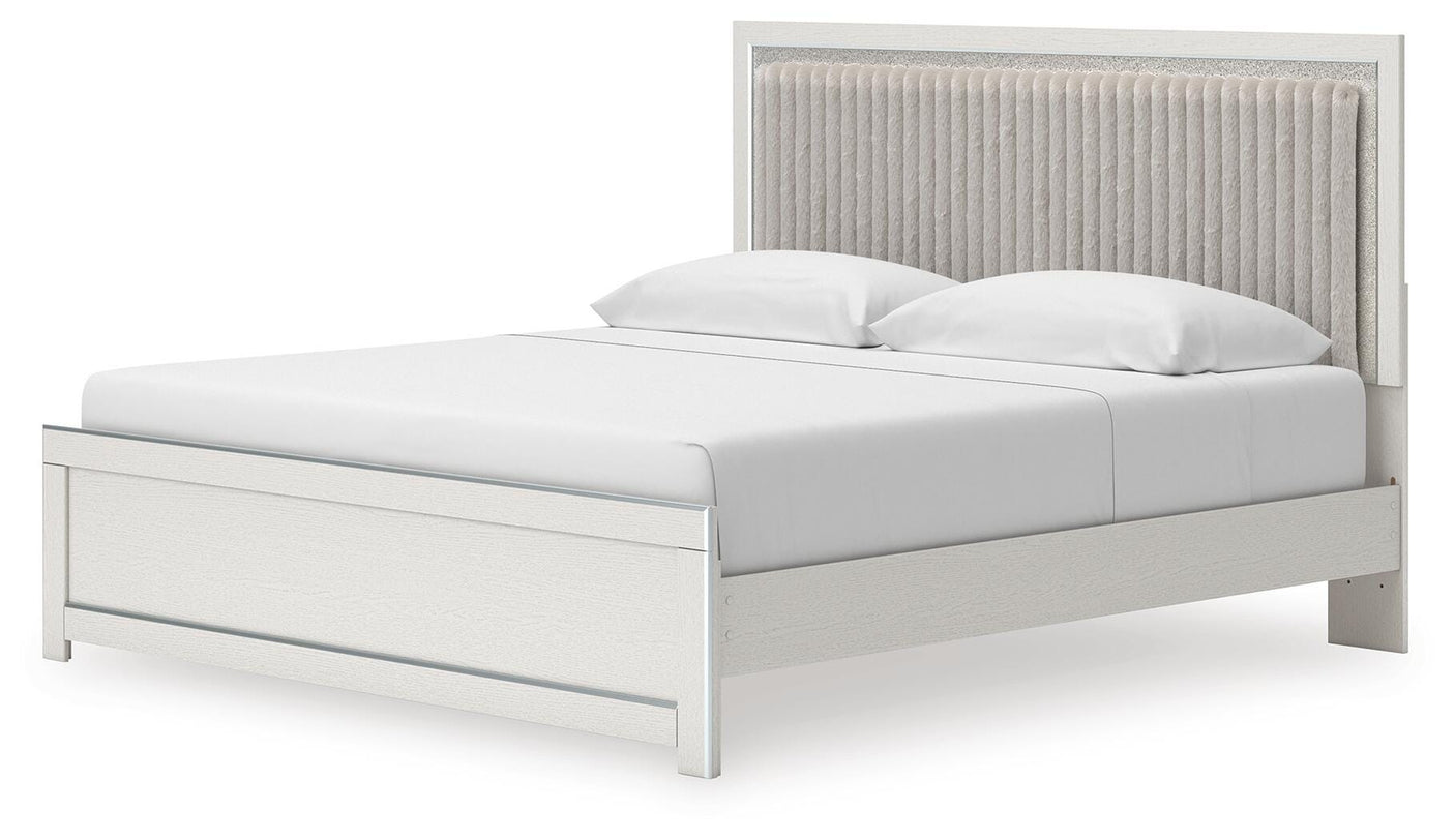 Birmonton Upholstered Panel Platform Bed