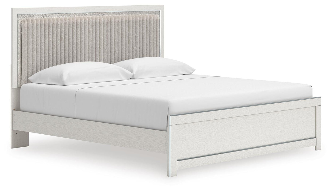 Birmonton Upholstered Panel Platform Bed