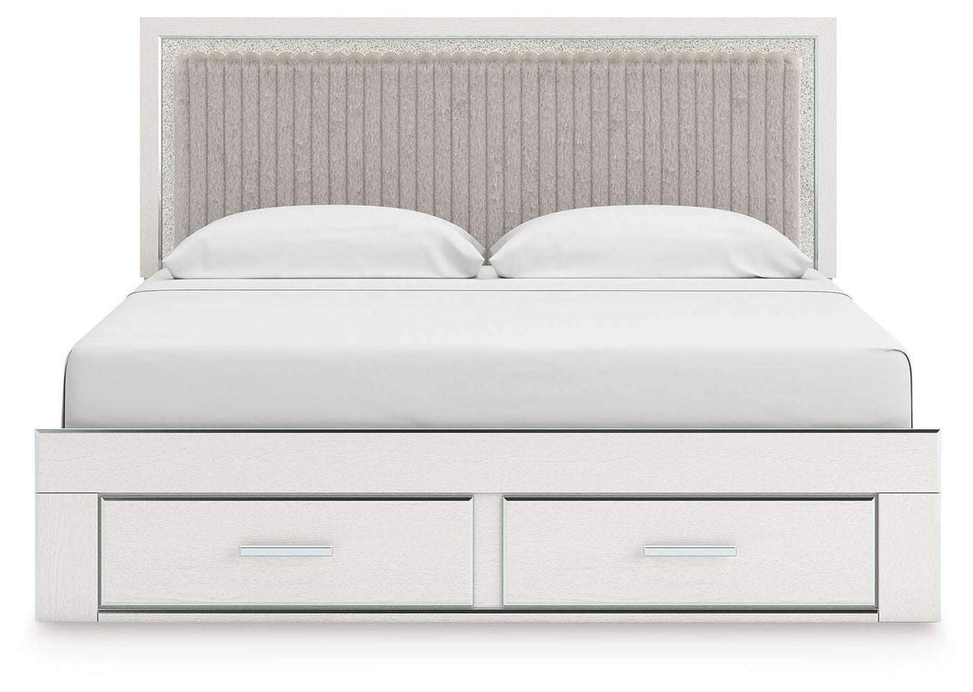 Birmonton Upholstered Panel Platform Storage Bed
