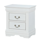 Louis Philip Night Stand White