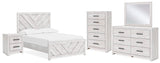 Cayboni Panel Bed Bedroom Set