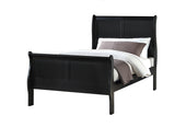 Louis Philip Bed Black