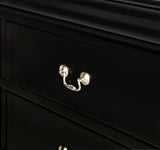 Louis Philip Night Stand Black