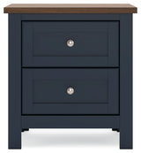 Landocken Two Drawer Night Stand