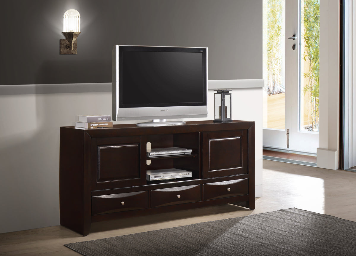 Emily Tv Stand Dark Cherry